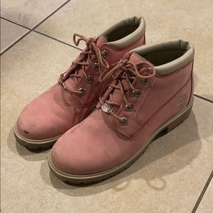 Pink timberland boots women’s